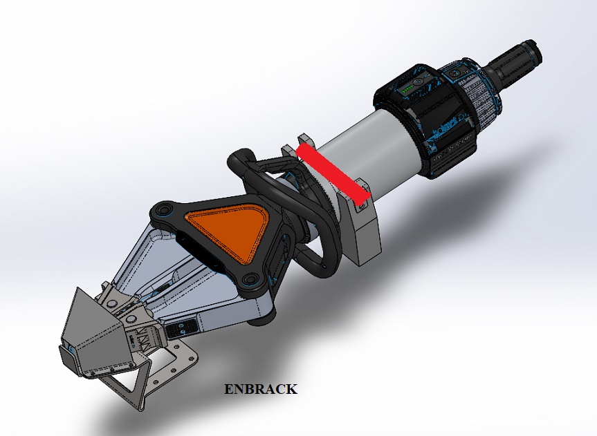 ENBRACK mount for Holmatro PSP 60, horizontally