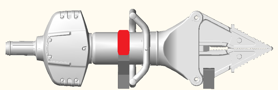 ENBRACK Halterung für Holmatro G/SP 5250, seitlich liegend