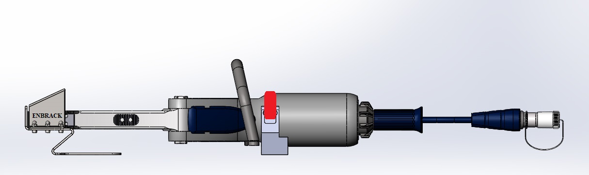 ENBRACK mount for Lukas SP 777, horizontally