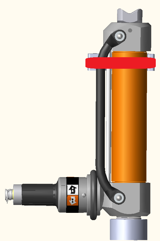 ENBRACK mount for Holmatro TR**40/50, upright