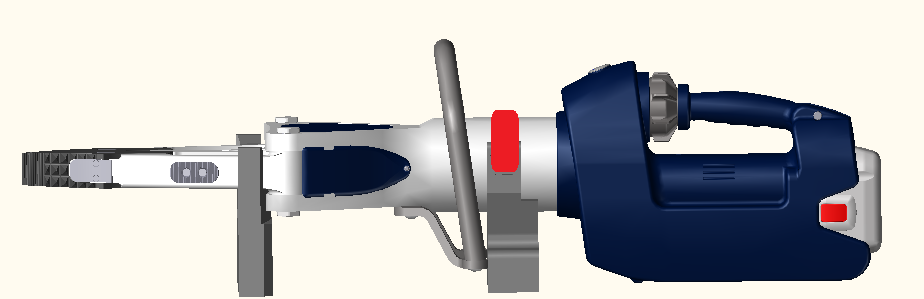 ENBRACK Halterung für Lukas SP 555 E2, liegend