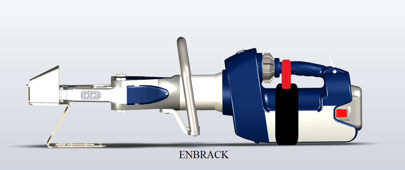 ENBRACK mount for LUKAS spreader SP 333 E2, horizontally ENBRACK mount for LUKAS spreader SP 333 E2, horizontally