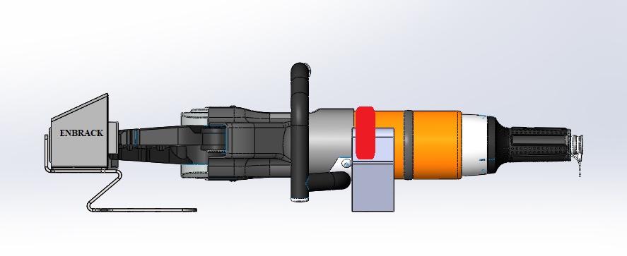 ENBRACK Halterung für Holmatro G/CT 5150, liegend