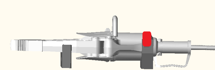 ENBRACK mount for Weber Rescue SP 49, horizontally