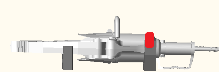 Halterung für Weberrescue Spreizer SP 49 liegend flach