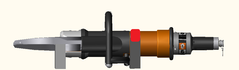 ENBRACK Halterung für Holmatro CU 4050/C liegend