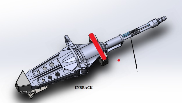 ENBRACK mount for Weberrescue SP 43 XL, horizontally