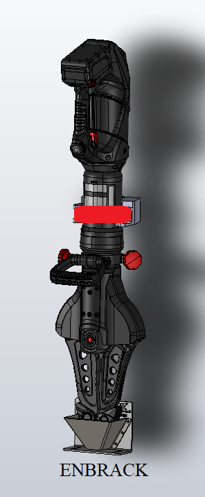 ENBRACK Halterung für Weber Rescue Kombigerät SPS 480/ SPS 480 E-Force/S-Force, stehend 