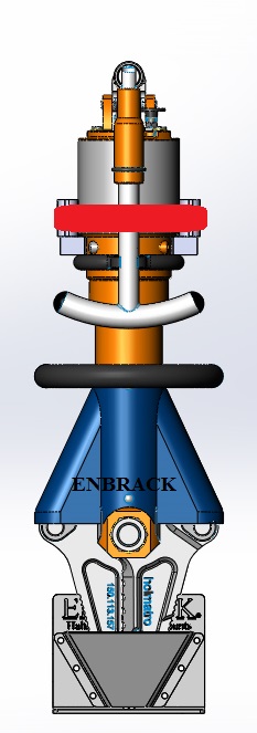 ENBRACK mount for Holmatro HCT 4120, upright