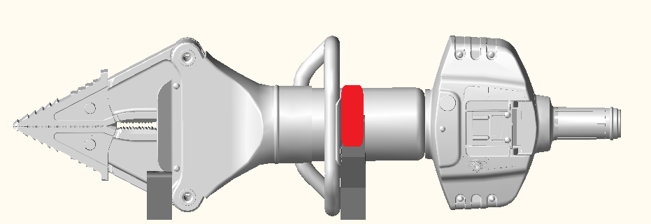 ENBRACK Halterung für Holmatro G/SP 5250, seitlich liegend