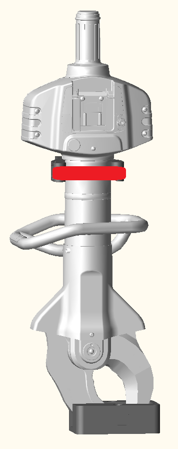 ENBRACK Halterung für Holmatro G/CU 5050 i, stehend.