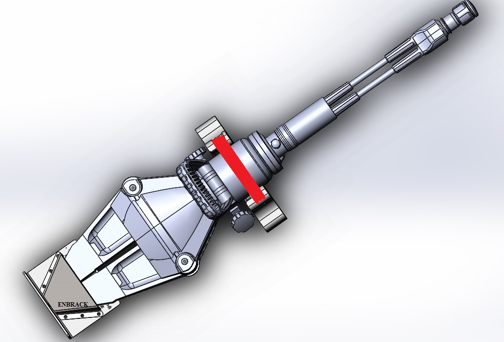 ENBRACK Halterung für Weberrescue SP 44 AS,SP 44 AS E-Force, liegend