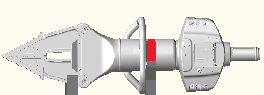 ENBRACK Halterung für Holmatro G/SP 5240, seitlich liegend