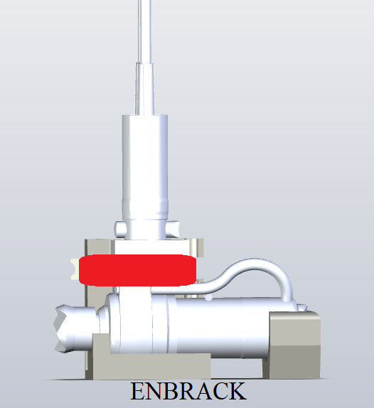 Enbrack mount for Weberrescue RZT 2 600 / RZT 2 600 RC7