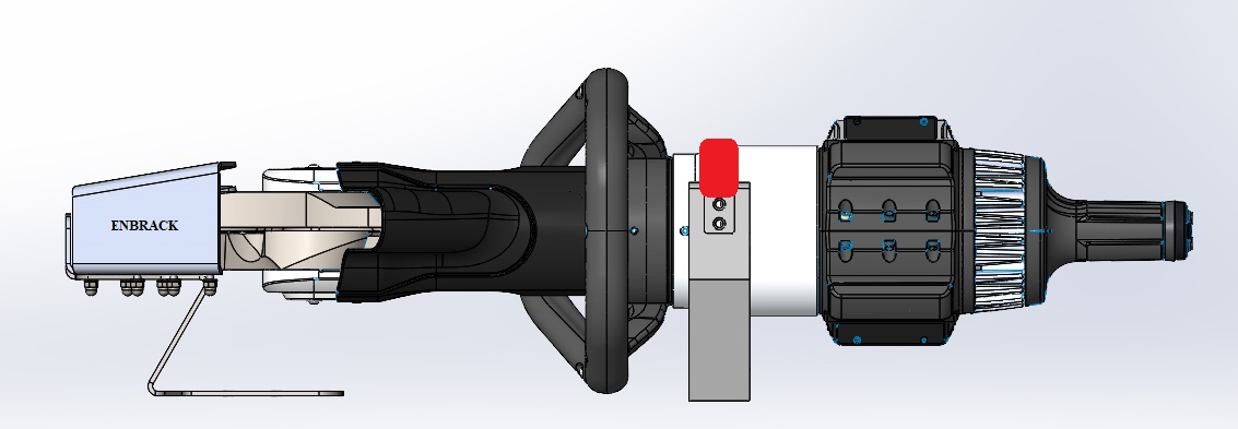 ENBRACK mount for Holmatro PCU 60, horizontally