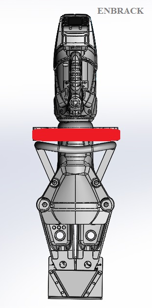 ENBRACK Halterung für Weberrescue SP 44 AS,SP 44 AS E-Force, stehend