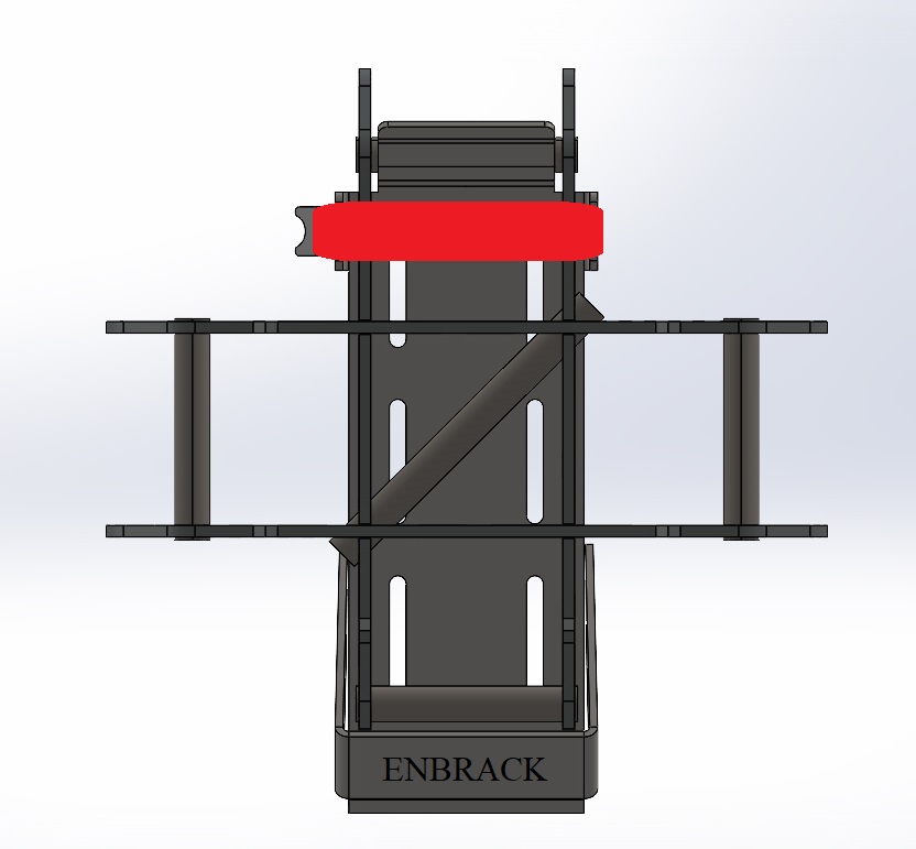 ENBRACK mount for Holmatro Cross Ram Support XRSO1 S 