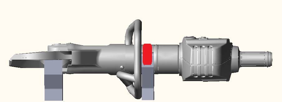 ENBRACK Halterung für Holmatro G/CU 5050 i, liegend