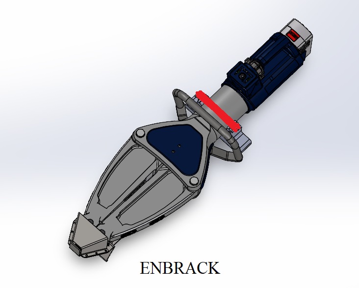 ENBRACK mount for Lukas SP 778 E3, horizontally  