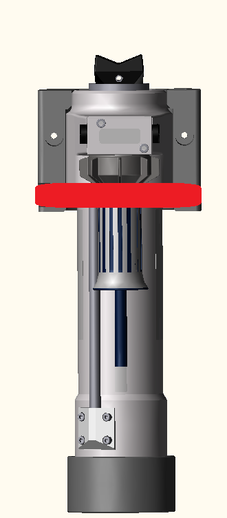 ENBRACK mount for Lukas Rescue Ram R420-R430, control handle up-frontside