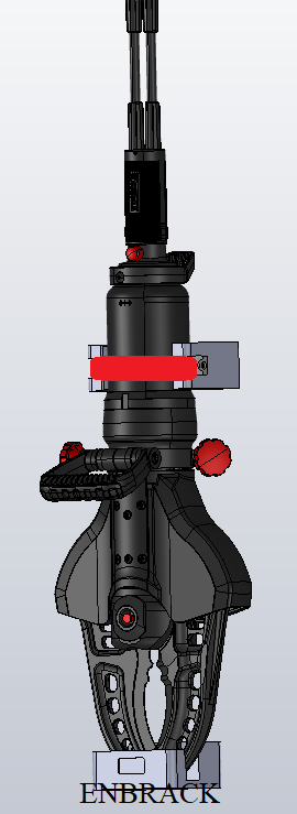 312-003-RSC200-EF-SF-S-01 ENBRACK Halterung für Weber Rescue Schneidgerät RSC 200, stehend
