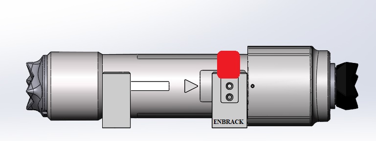 ENBRACK mount for Lukas Rescue Ram R420-R422-R424-R430,  Horizontally