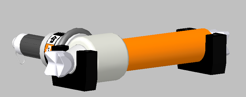 ENBRACK  Halterung für Holmatro  RA 3321/4321 und 3331/4331/C, liegend