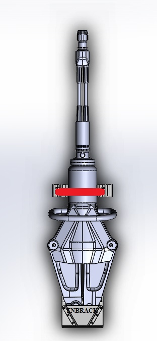 ENBRACK Halterung für Weberrescue SP 54 BS / SP 54 BS E-Force, stehend