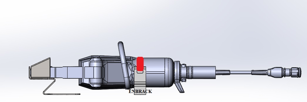 SP84CS-zusamenbau-LF1 ENBRACK mount for Weberrescue SP 84 CS, horizontally