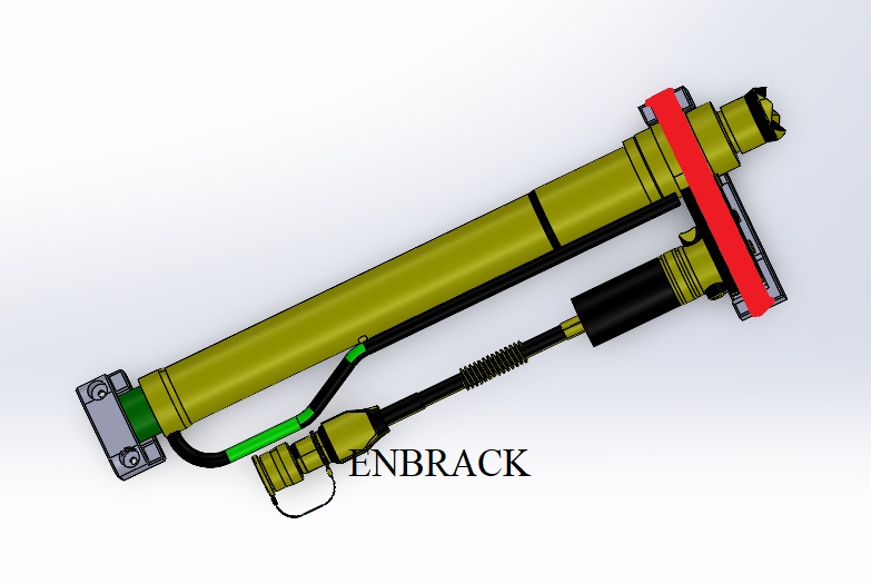 Halterung für Weberrescue Rettungszylinder RZ 1-850/ RZ 2-1290/ RZ 3-1640 liegend