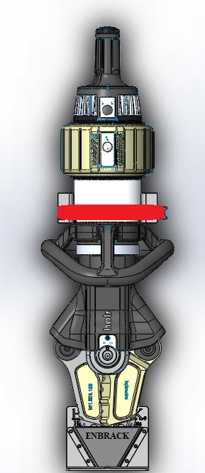 ENBRACK mount for Holmatro PCT 50, upright