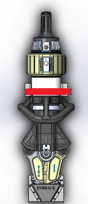 ENBRACK Halterung für Holmatro PCT 50, stehend