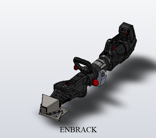 ENBRACK mount for Weber Rescue Combitool SPS 480/ SPS 480 E-Force/S-Force, horizontally