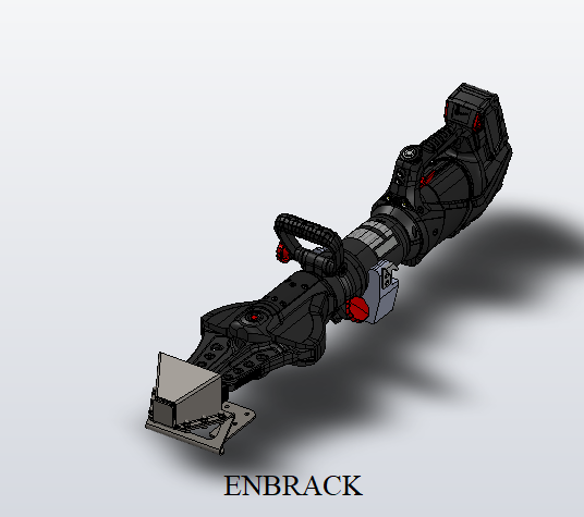 ENBRACK mount for Weber Rescue Combitool SPS 480, horizontally ENBRACK mount for Weber Rescue Combitool SPS 480, horizontally