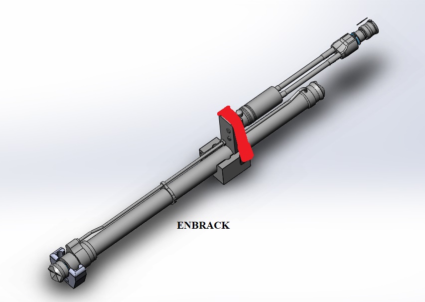 ENBRACK mount for  Weberrescue RZ 1-1810 Crossrammer, horizontally sidewards