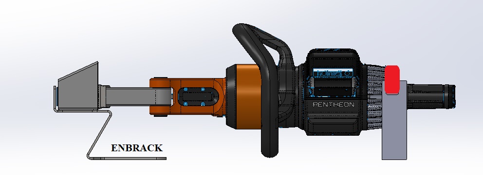 ENBRACK mount for Holmatro PSP 40 CL , horizontally