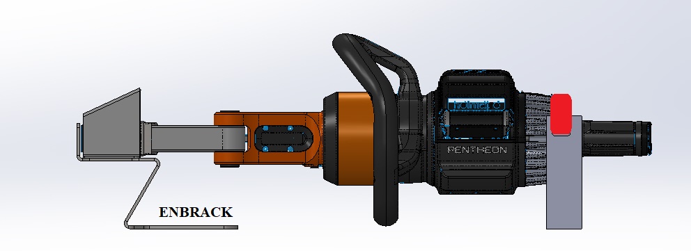 ENBRACK Halterung für Holmatro PSP 40 CL , liegend