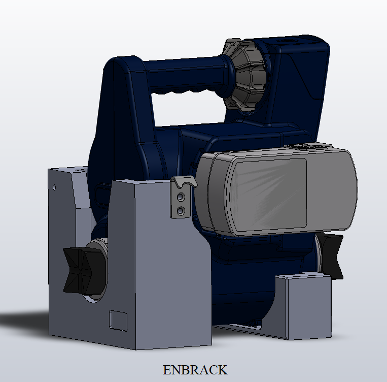ENBRACK mount for Lukas Rescue Ram R 320 e3,  horizontally sidewards ENBRACK mount for Lukas Rescue Ram R 320 e3,  horizontally sidewards
