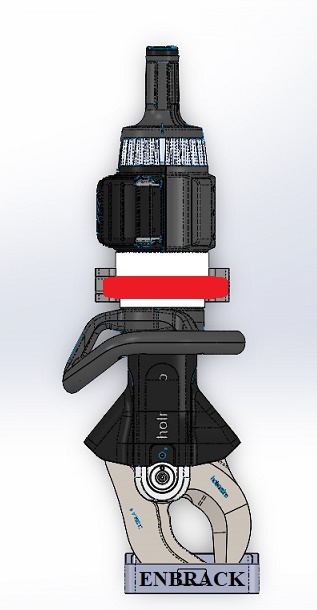 ENBRACK mount for Holmatro PCU 40, upright