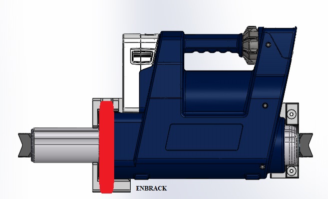 ENBRACK mount for Lukas Rescue Ram R 522 E3,  horizontally