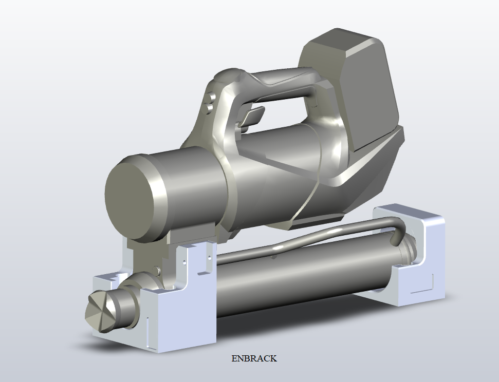 ENBRACK mount for Weber RZT 2- E-Force 1170, horizontally sidewards