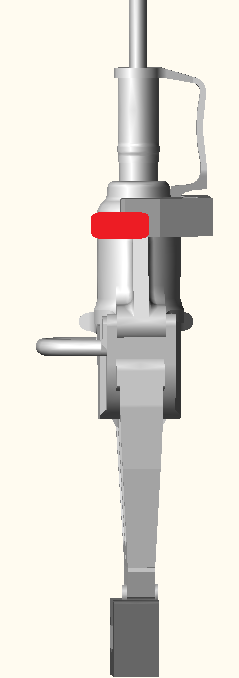 ENBRACK Halterung für Weberrescue SP 35 AS , stehend