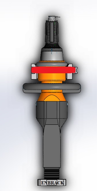 ENBRACK mount for  Holmatro PW 5624, upright