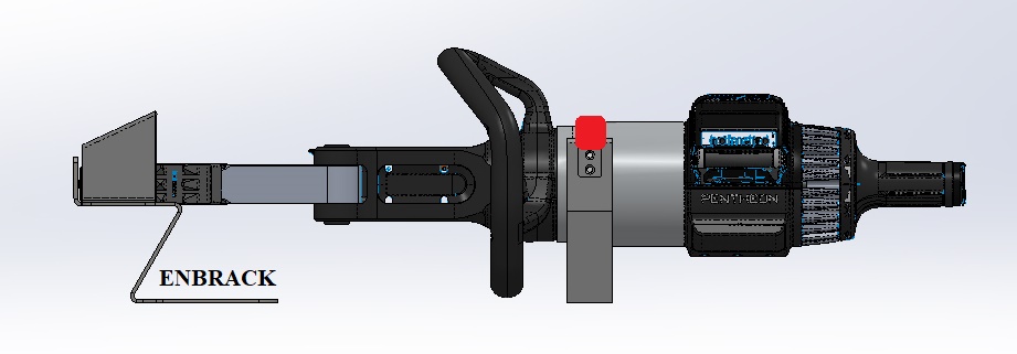 ENBRACK mount for Holmatro PSP 50, horizontally