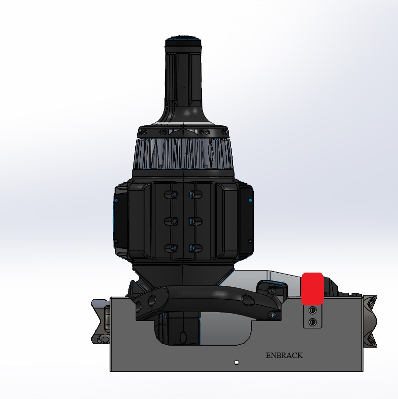 ENBRACK mount for Holmatro PRA 40, liegend, horizontally sidewards