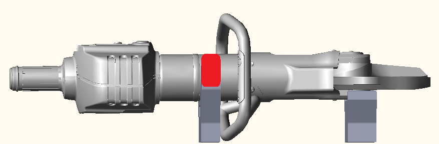 ENBRACK Halterung für Holmatro G/CU 5050 i, liegend