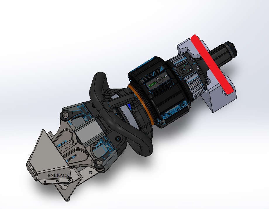 ENBRACKmount for Holmatro PCT 11, horizontally