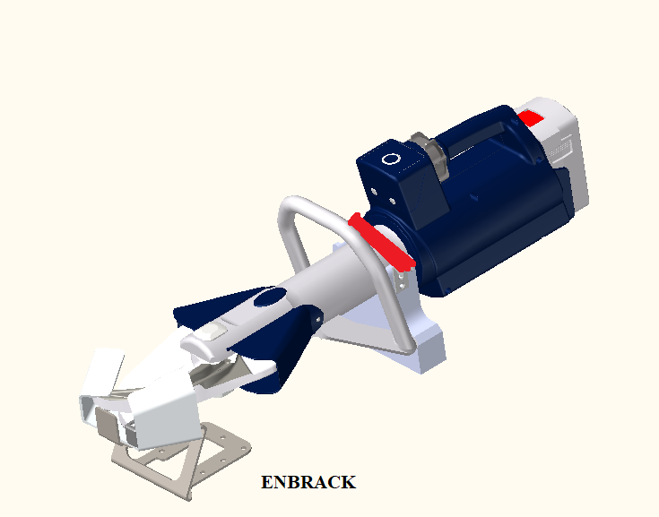 ENBRACK mount for Lukas utter S 378 eWXT, horizontally