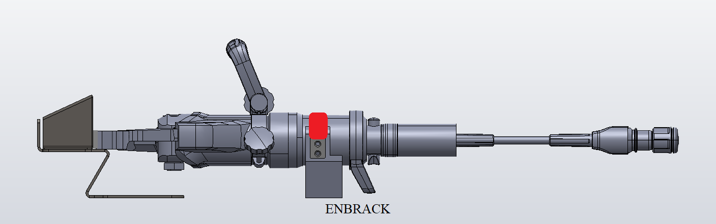 ENBRACK mount for Weber Rescue Combitool SPS 270, horizontally- Customtariff No.:.: 73269098