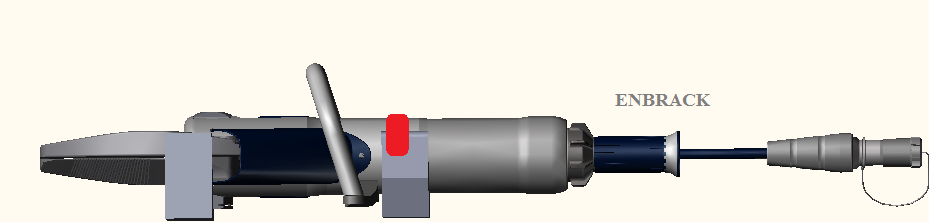 ENBRACK mount for Lukas Cutter S 788, horizontally